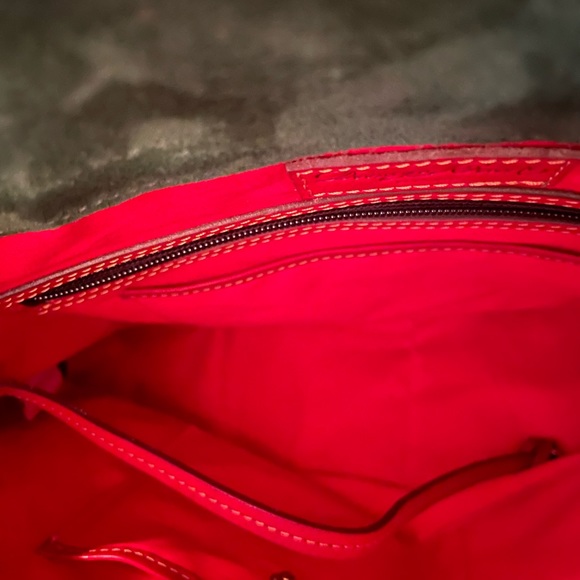 EXQUISITE DOONEY SATCHEL NWOT ALL LEATHER SUEDE TRIM JUST BEAUTIFUL - Picture 14 of 15